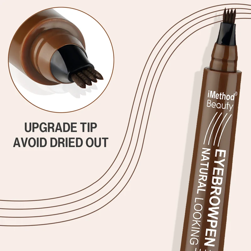 Eyebrow Pen, Waterproof & Long Lasting (Pack of 2)