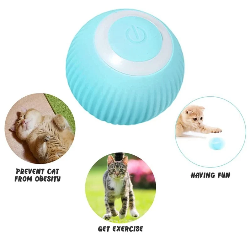 Self Rolling Ball | Playtime Toy For Cats & Dogs