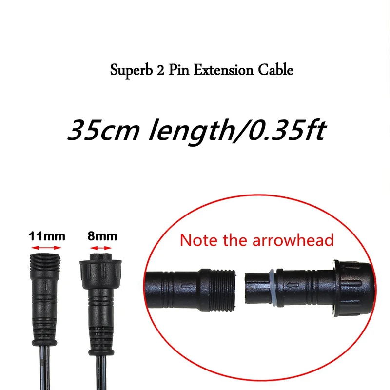 Y Model Connectors Extension cables for SMY deck lights