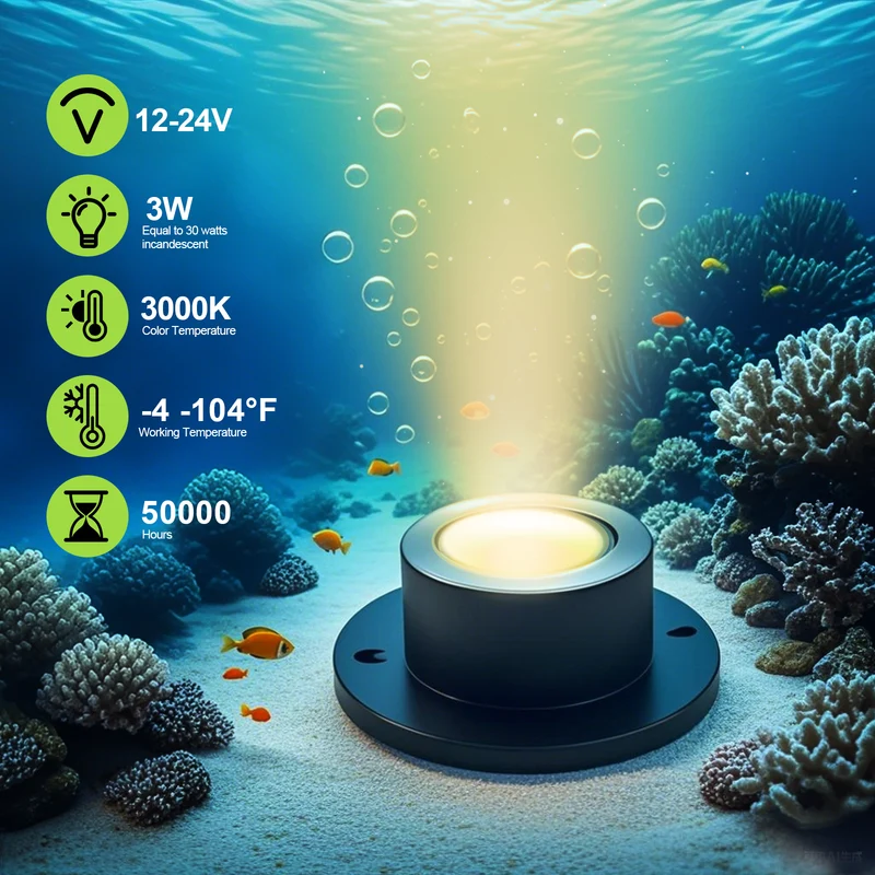 SMY Lighting 3W LED Pond Lights