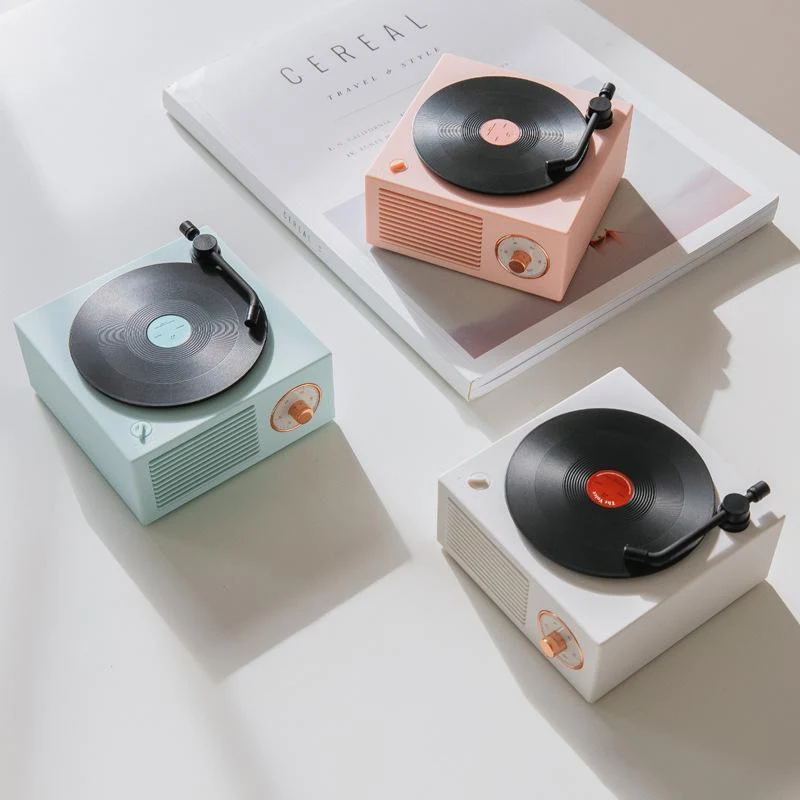 Mini Wireless Retro Record Player Bluetooth Speaker