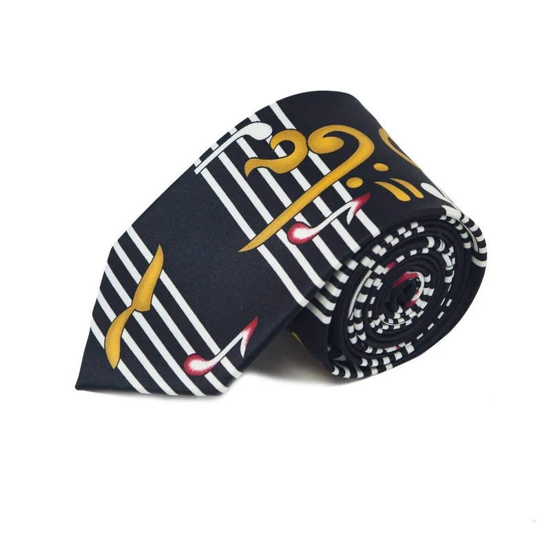 Music Note Novelty Tie