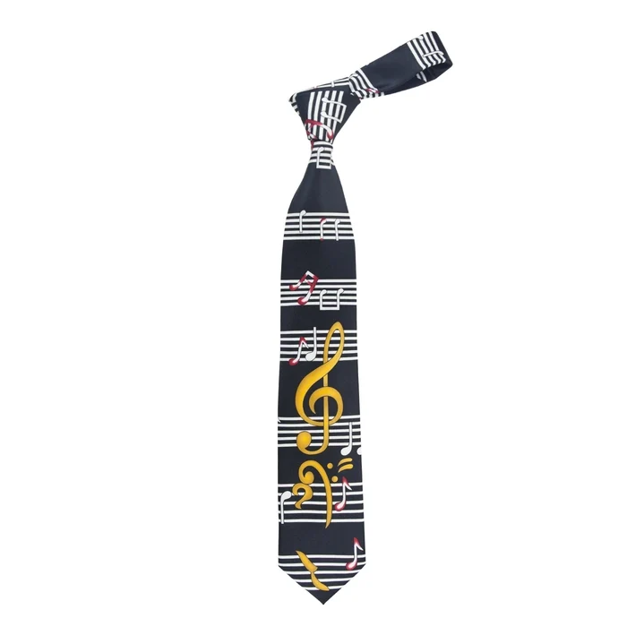 Music Note Novelty Tie