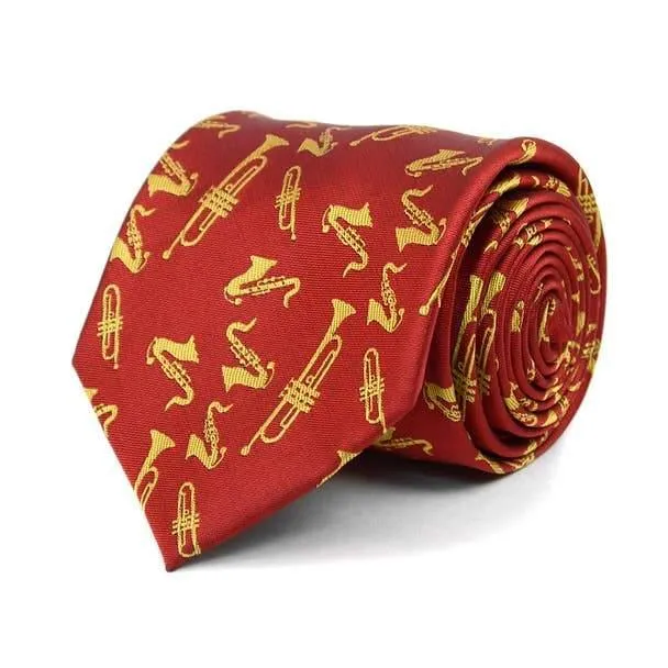 Brass Instruments Novelty Ties