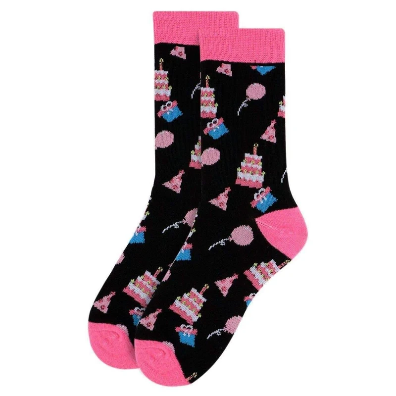 Birthday Cake Novelty Socks