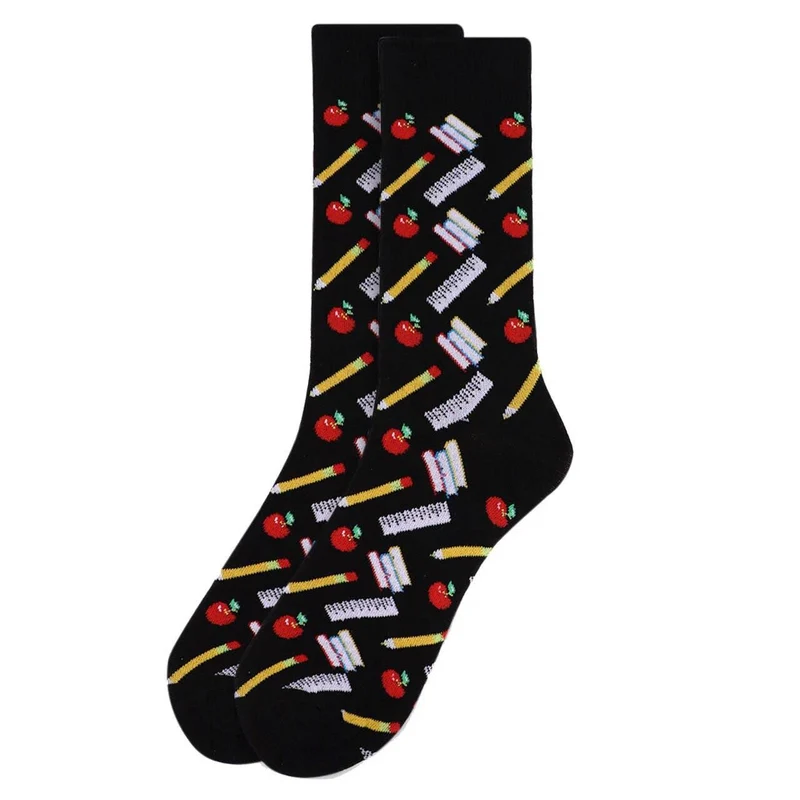 School Supplies Novelty Socks