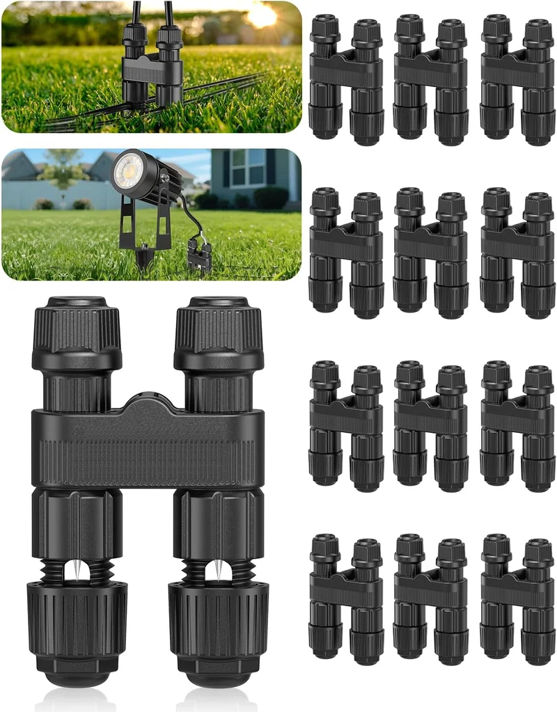 Low Voltage Landscape Lighting Wire Connectors 12Pack
