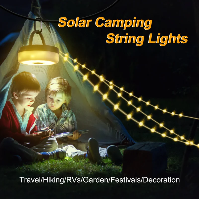 SMY Lighting 4 in 1 Solar Camping String Lights