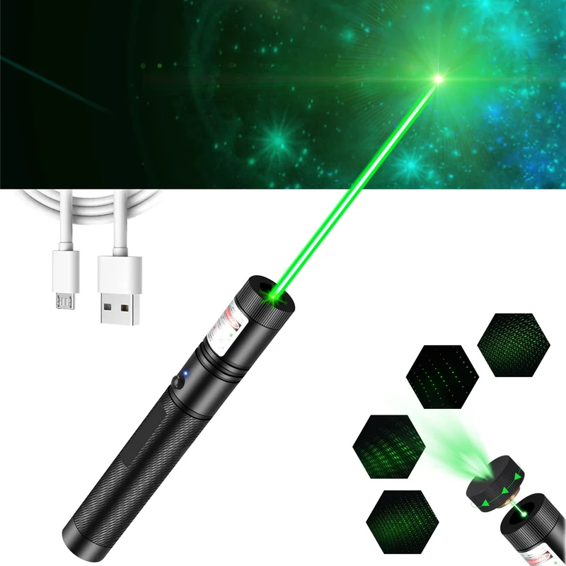 Green Laser Beam Flashlight