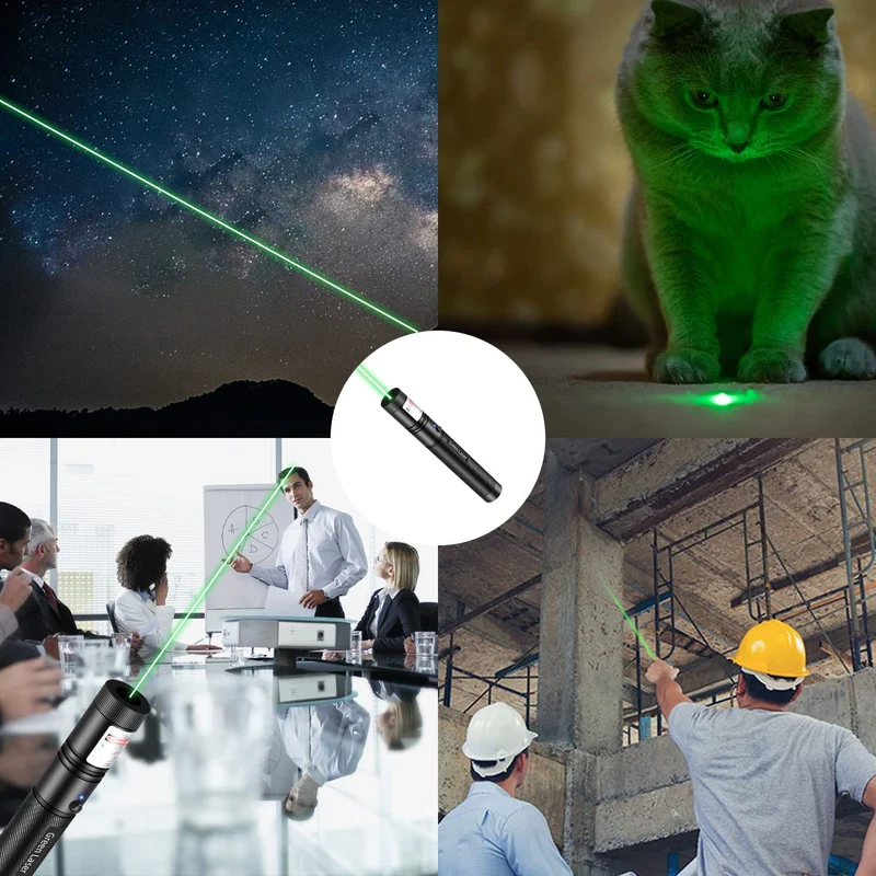 Green Laser Beam Flashlight