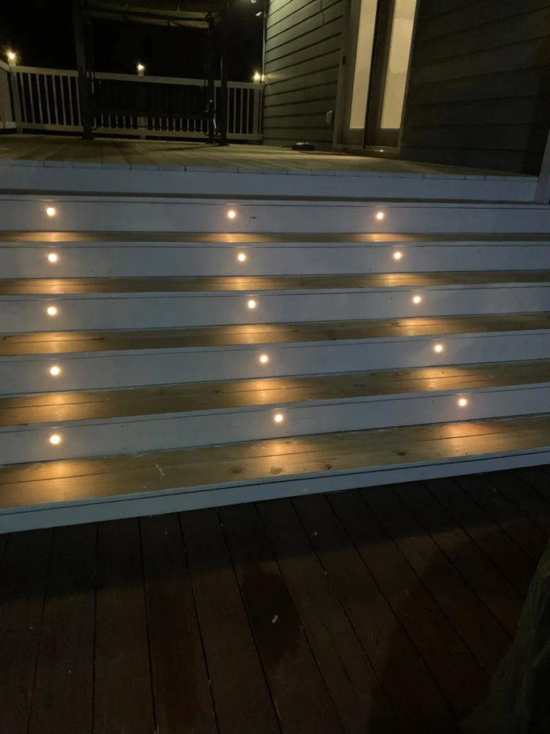LED deck lights 10pack without transformer