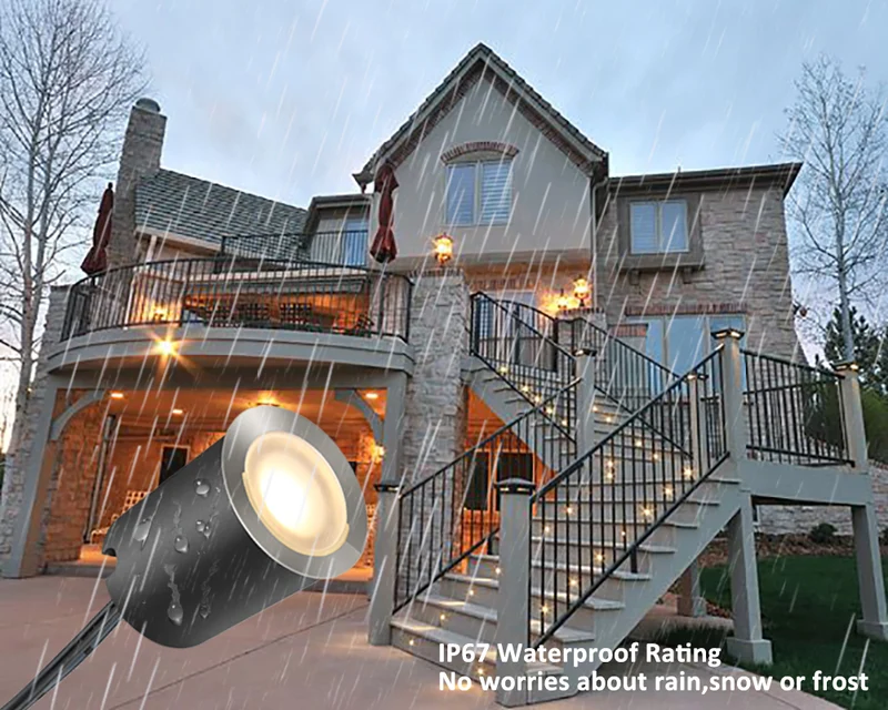 LED deck lights 10pack without transformer