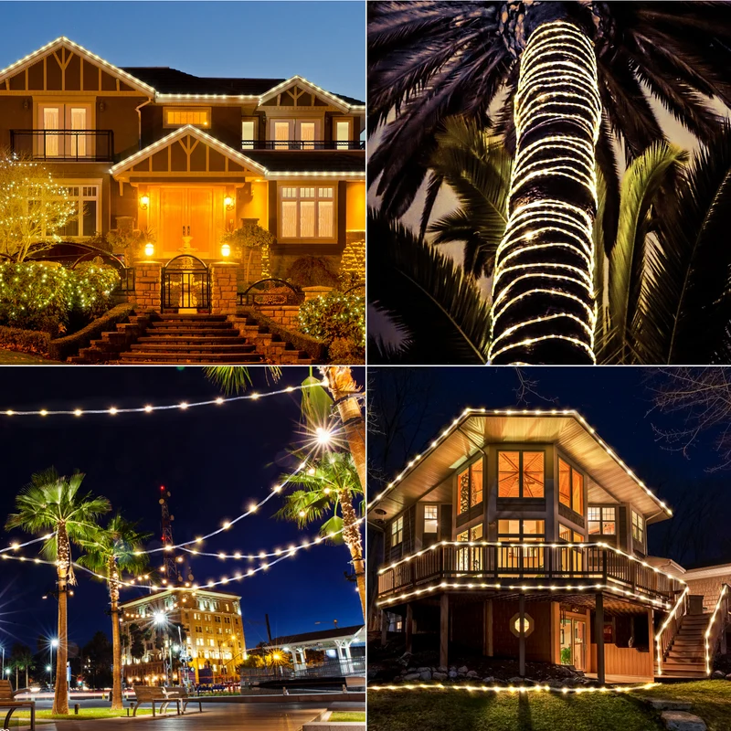 Solar Rope Lights Outdoor 72FT 200 LED