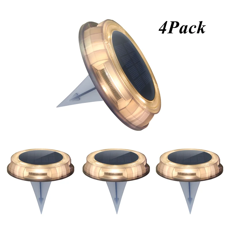 Solar Disk Lights 4pack