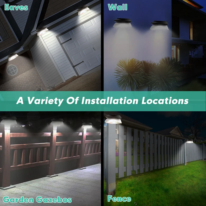 Solar gutter lights 6pack