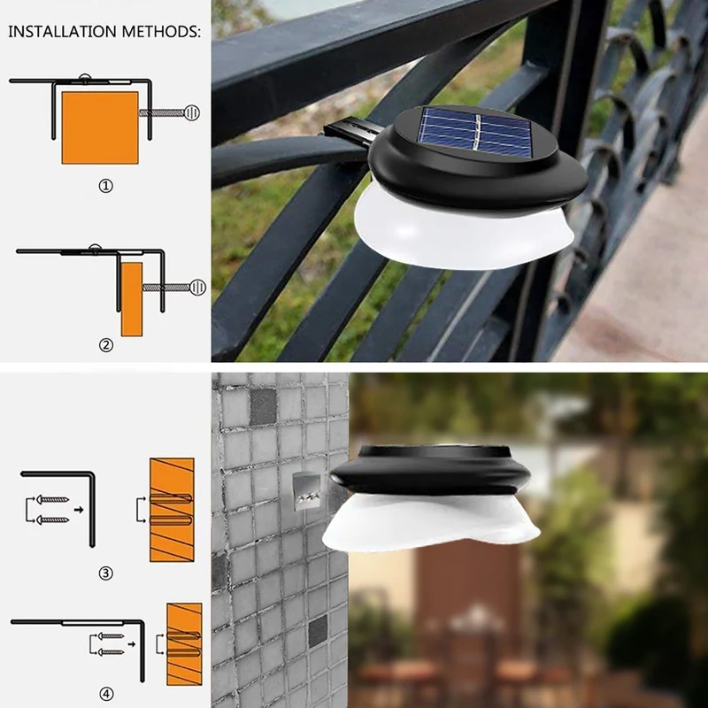 Solar gutter lights 6pack
