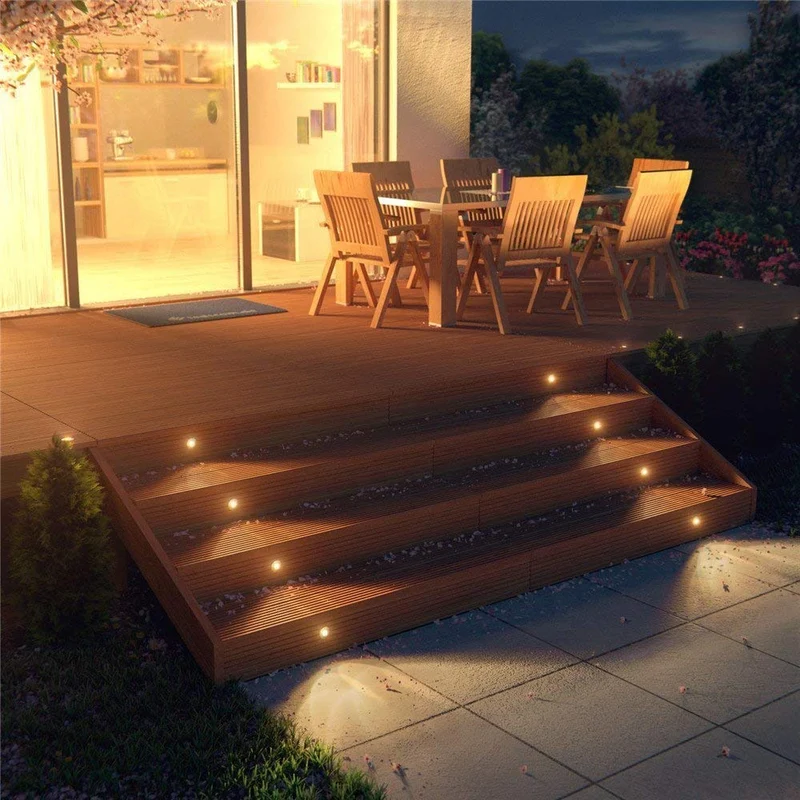 Recessed deck lights 6pack