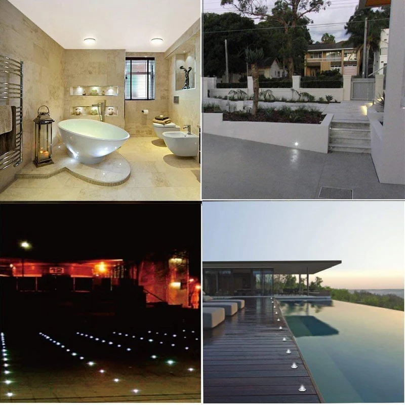 Recessed deck lights 6pack