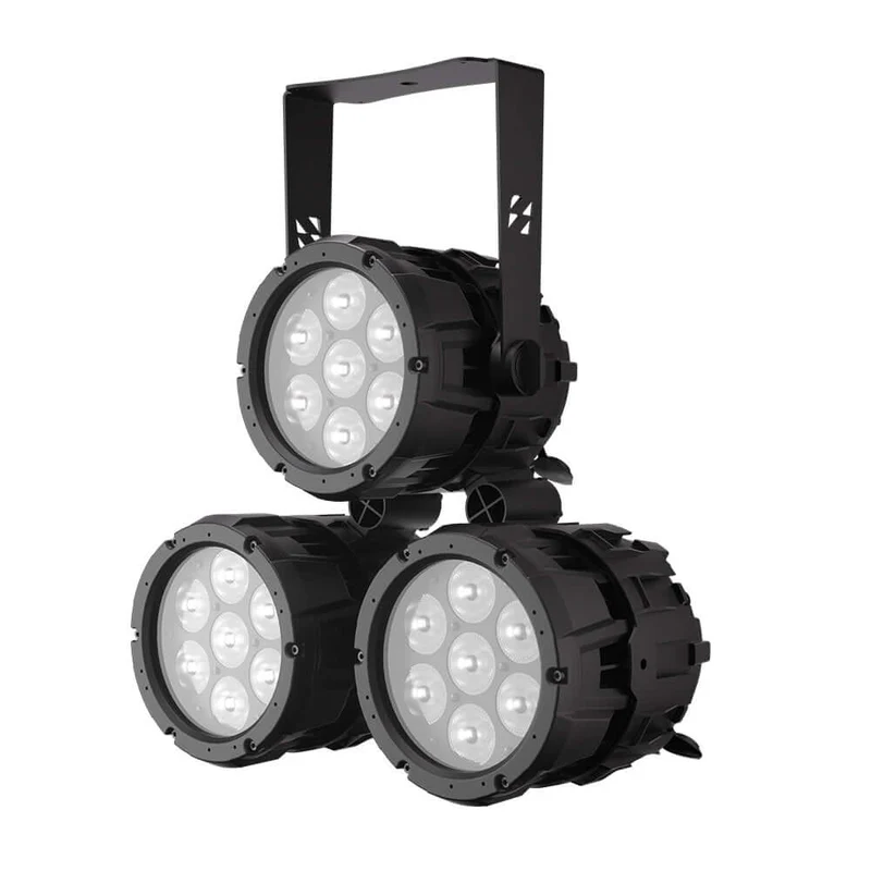 SHEHDS Waterproof 7x18W Linkable LED Par Light APP Control RGBWA+UV / RGBLAC Stage Light