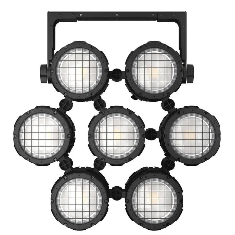 SHEHDS Waterproof 150W RGBLAC COB Linkable Par Light with App Control
