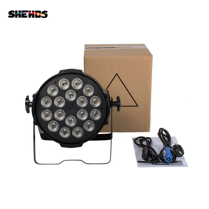 Big Sale SHEHDS Big Aluminum Alloy 18x12W RGBW / 18x18W RGBWA+UV 6in1 LED Par Light