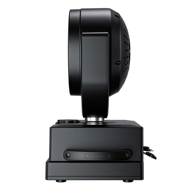 SHEHDS 100W Rechargeable Wireless Battery LED Rotating Bubble Machine with Remote Control for Wedding Live Stage