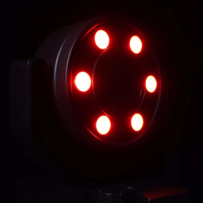 SHEHDS 100W Rechargeable Wireless Battery LED Rotating Bubble Machine with Remote Control for Wedding Live Stage