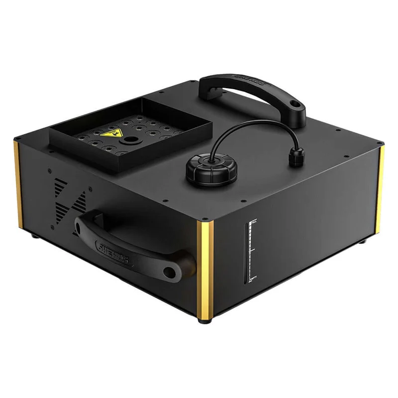 SHEHDS 1500W RGB LED Fog Machine with 24x3W Lights DMX & Remote Control Fog Effect Machine for Party