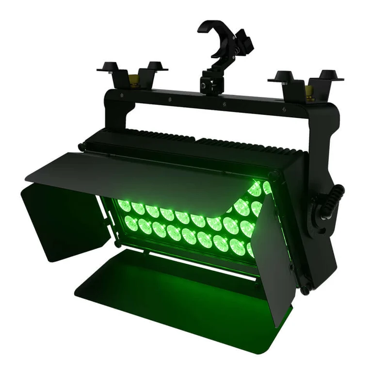 ShockCore Waterproof LED 44x10W RGBW Flood Light-Frost Lens Zero Noise Outdoor