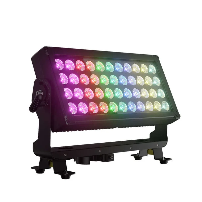 ShockCore Waterproof LED 44x10W RGBW Flood Light-Frost Lens Zero Noise Outdoor