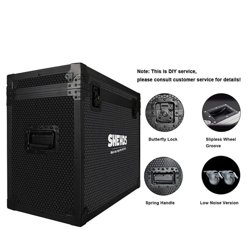 SHEHDS App Control 200W/300W COB Par Light with Barndoor Spot Zoom Stage Light