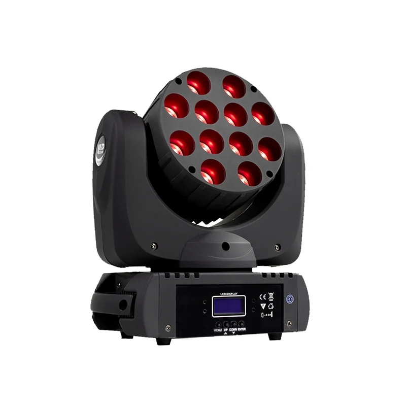 Big Sale SHEHDS 12x12W RGBW LED Beam Moving Head Light DMX512