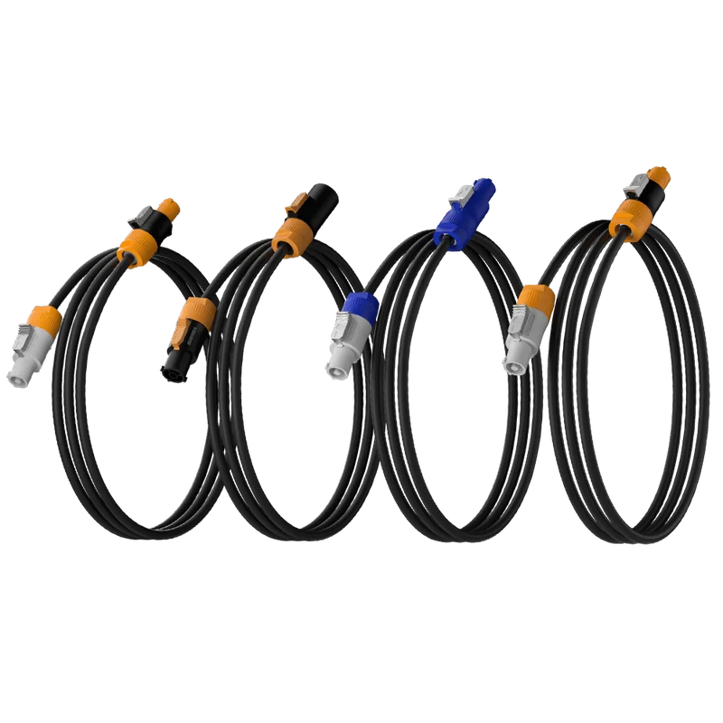 Power Link Cables IP65 Waterproof / Standard Hand in Hand Powerlink Connection