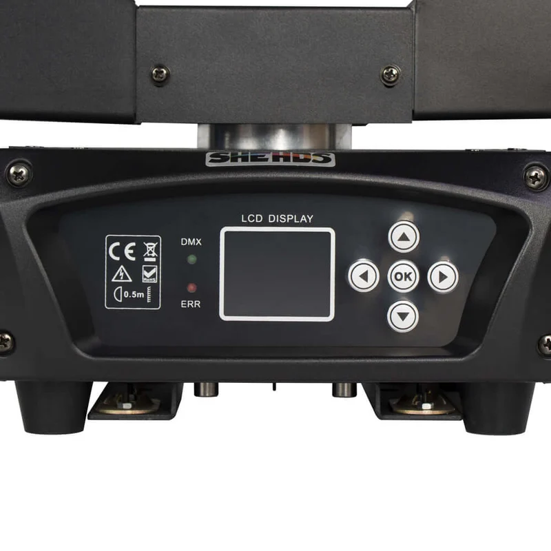 SHEHDS 19x15W LED RGBW Moving Head with Zoom & Wash Stage Lighting