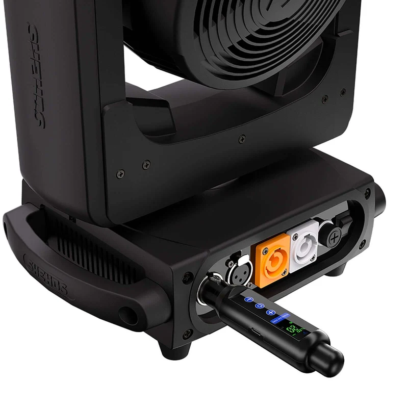 Wireless DMX 512 Transmitter & Receiver 2.4G Battery Receiver with OLED Touch For Stage Light