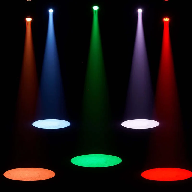 LED Fixed Focus LEKO 250W/350W Profile Spotlight - RGBWAUV/RGBLAC/RGBW/RGBL/Warm+Cool White | Four-leaf Manual Shutters