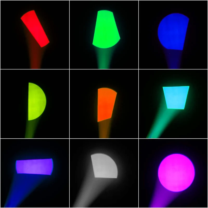 LED Fixed Focus LEKO 250W/350W Profile Spotlight - RGBWAUV/RGBLAC/RGBW/RGBL/Warm+Cool White | Four-leaf Manual Shutters