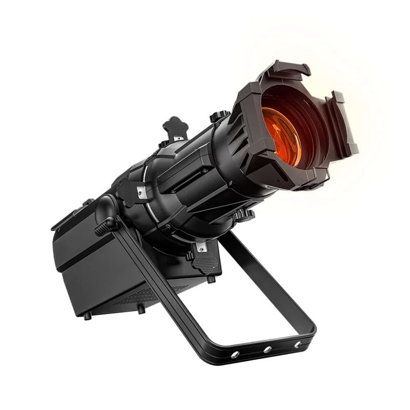 LED Fixed Focus LEKO 250W/350W Profile Spotlight - RGBWAUV/RGBLAC/RGBW/RGBL/Warm+Cool White | Four-leaf Manual Shutters