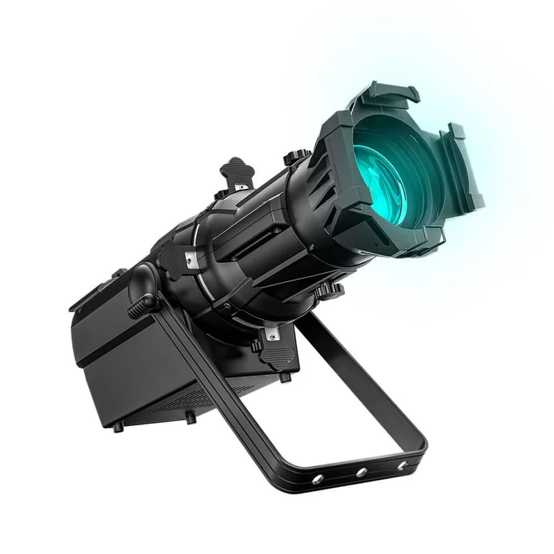 LED Fixed Focus LEKO 250W/350W Profile Spotlight - RGBWAUV/RGBLAC/RGBW/RGBL/Warm+Cool White | Four-leaf Manual Shutters