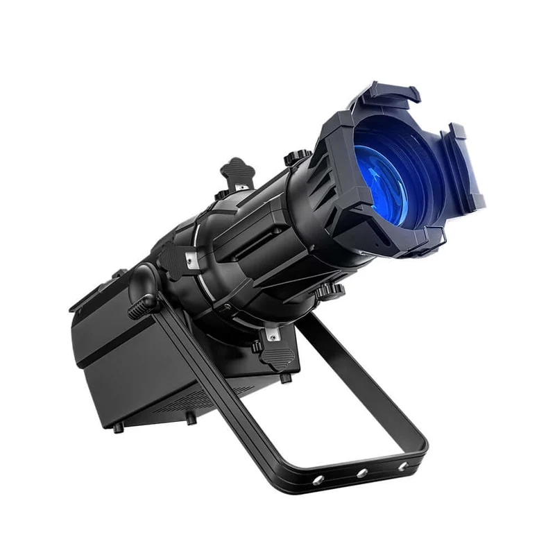 LED Fixed Focus LEKO 250W/350W Profile Spotlight - RGBWAUV/RGBLAC/RGBW/RGBL/Warm+Cool White | Four-leaf Manual Shutters