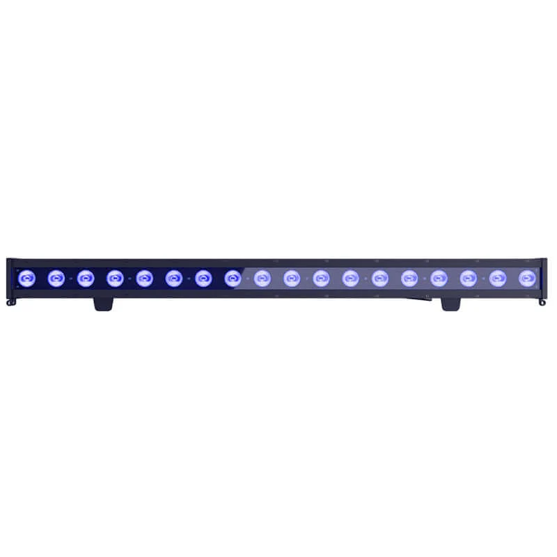 SHEHDS Waterproof LED 18x10W RGBWAUV / RGBLAC Wash Wall Light Zero Noise Outdoor