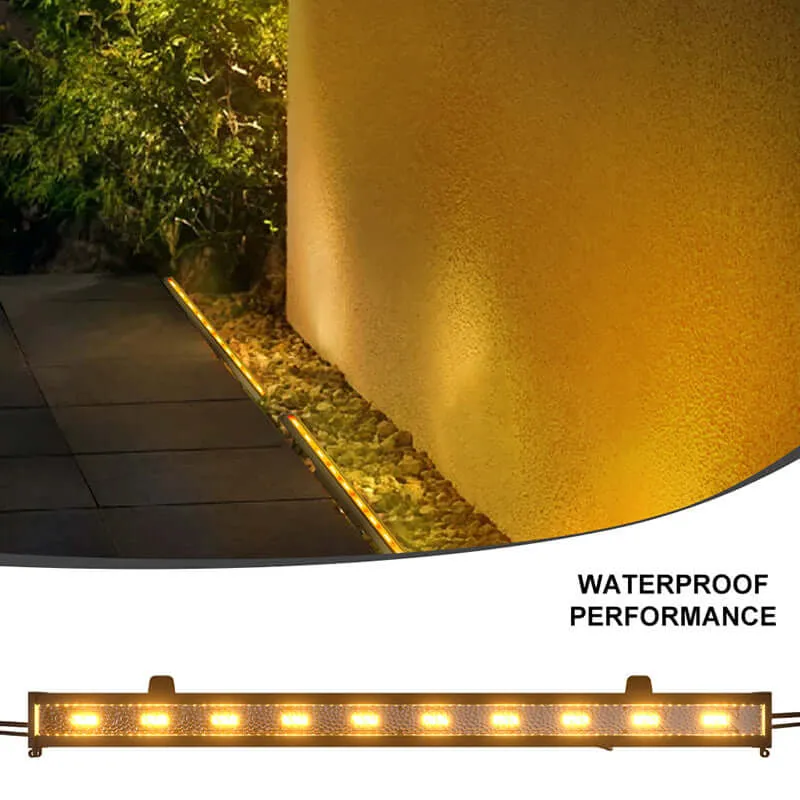 SHEHDS Waterproof LED Retro 10x20W Amber Strobe Light Zero Noise Outdoor
