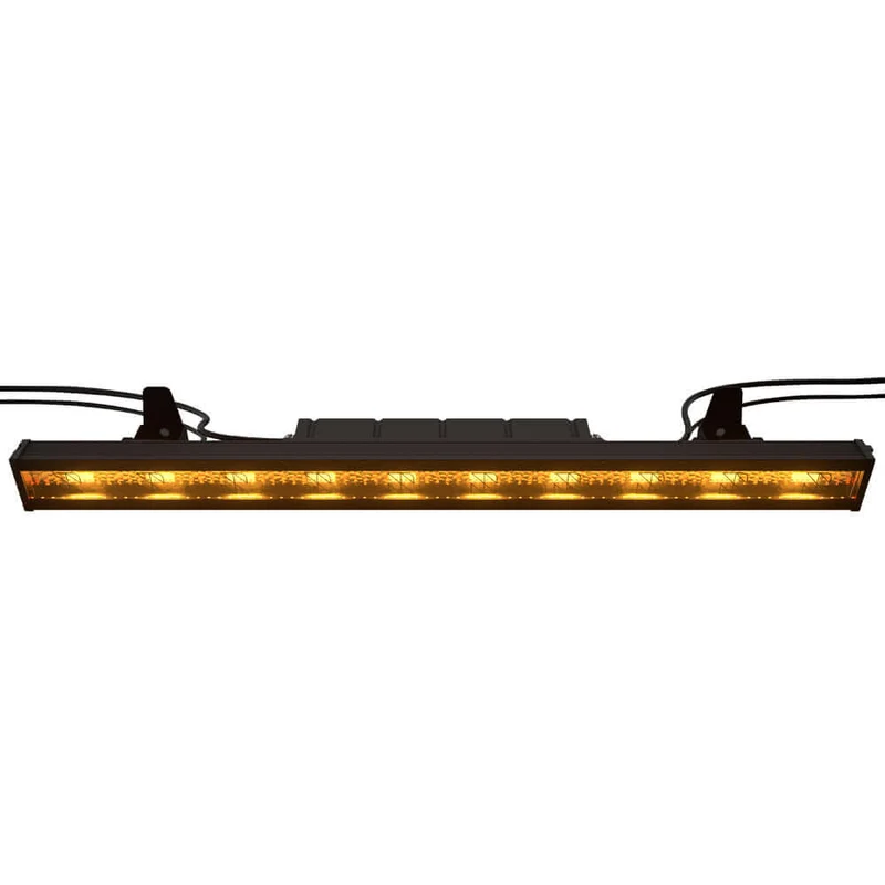 SHEHDS Waterproof LED Retro 10x20W Amber Strobe Light Zero Noise Outdoor