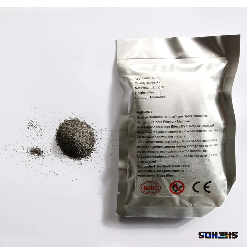 SHEHDS Spark Powder For 650W Spark Machine - Indoor & Outdoor