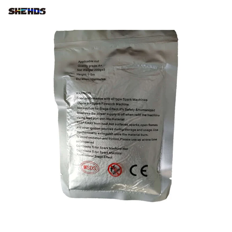 SHEHDS Spark Powder For 650W Spark Machine - Indoor & Outdoor
