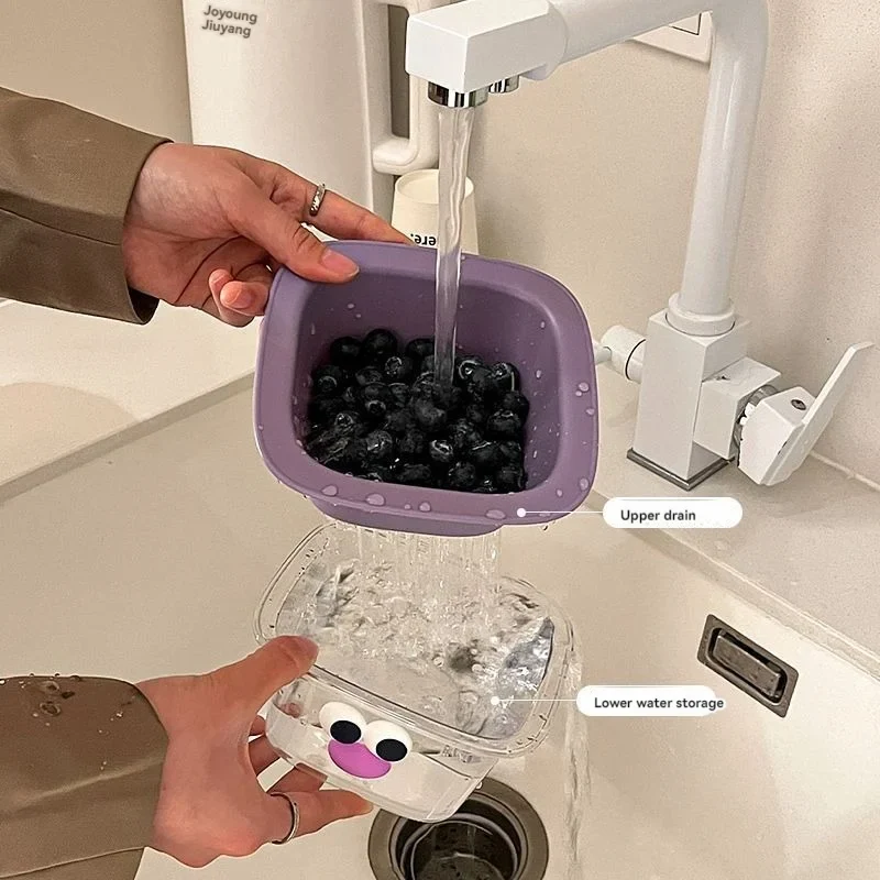 Cute Double Decker Rinse Basket