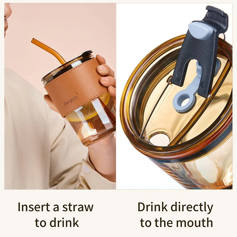 Leather Luxe Sip & Carry Mug