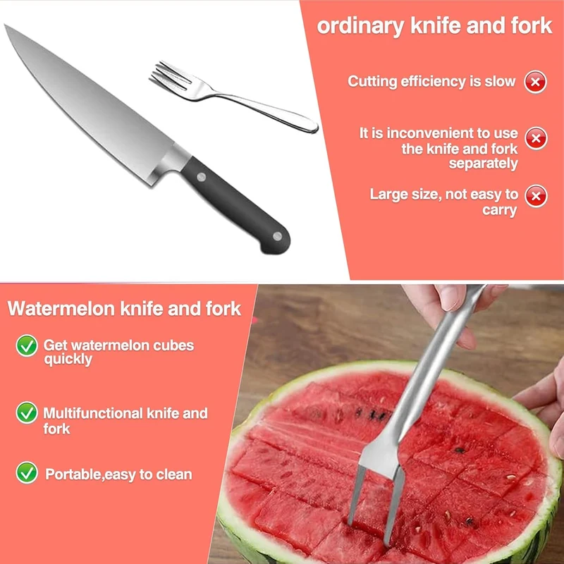 SmoothCubes 2-in-1 Watermelon Cutter