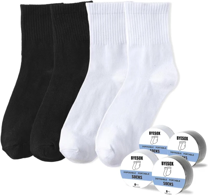 On-The-Go Compressed Comfort Travel Socks