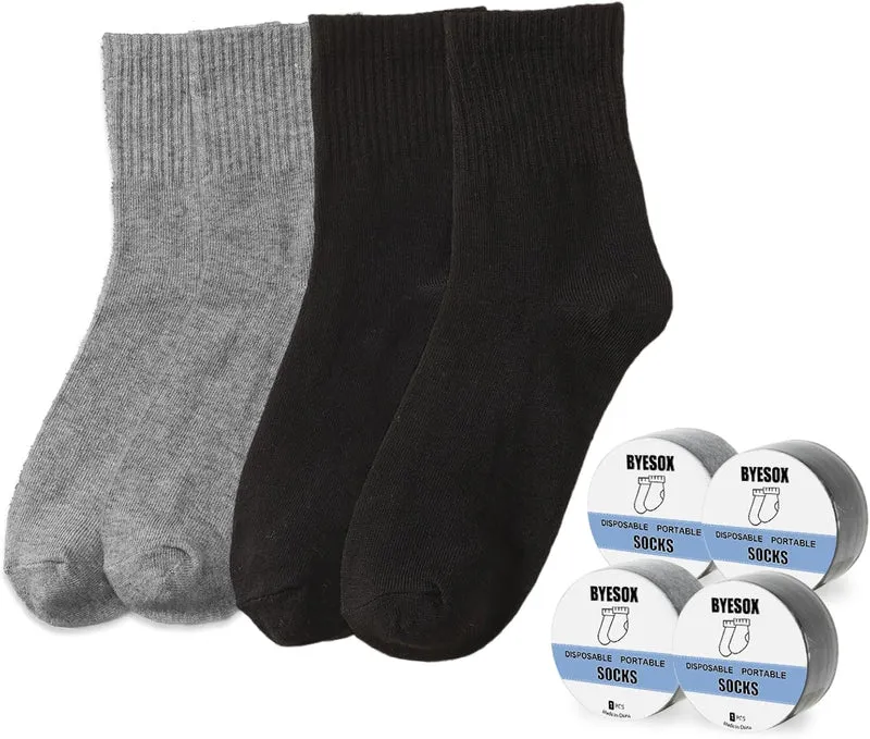 On-The-Go Compressed Comfort Travel Socks